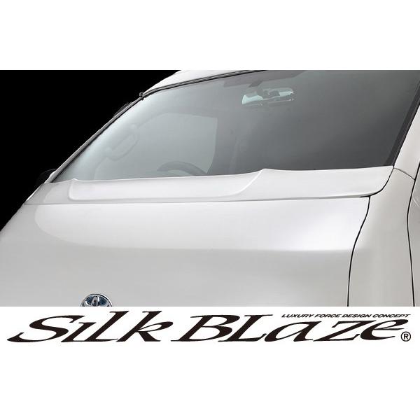 SilkBlaze　シルクブレイズ　エアロ　200系ハイエース　塗装済み　4型　ボンネットスポイラー　標準車　3型