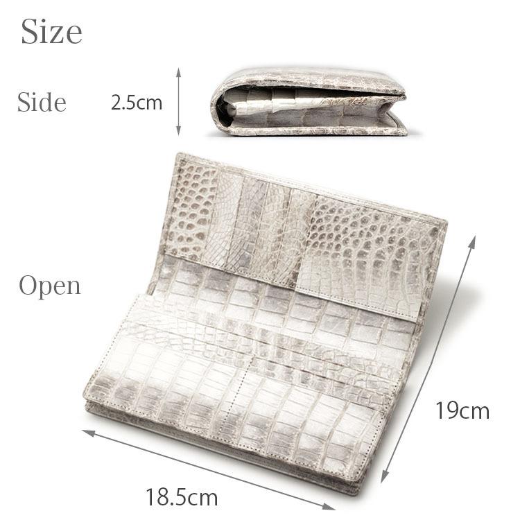財布 メンズ 長財布 日本製 ヒマラヤクロコダイル 小銭入れあり ブランド 無双 レディース 高級 プレゼント | 東京クロコダイル | 04