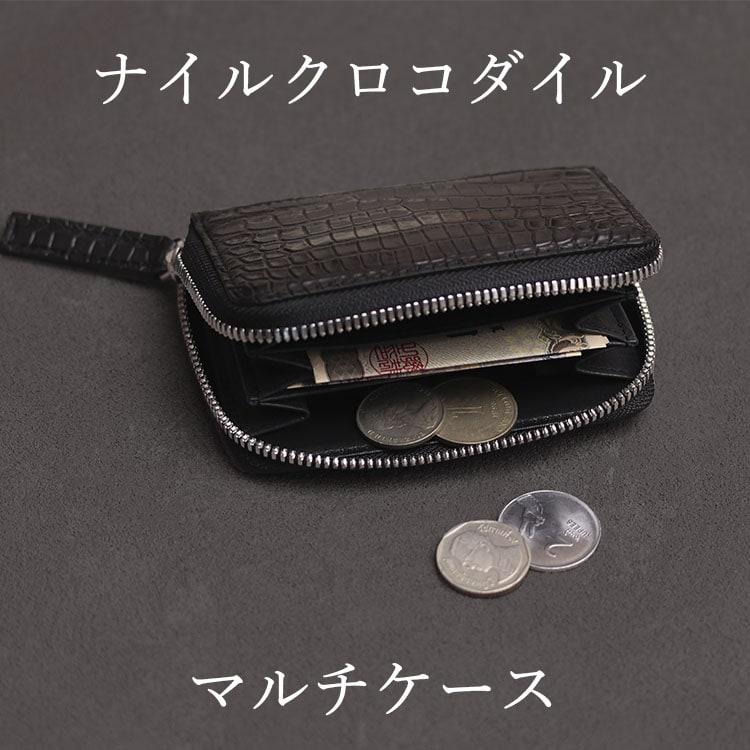 東京クロコダイル 小銭入れ メンズ 本革 ミニ財布 日本製 クロコダイル 