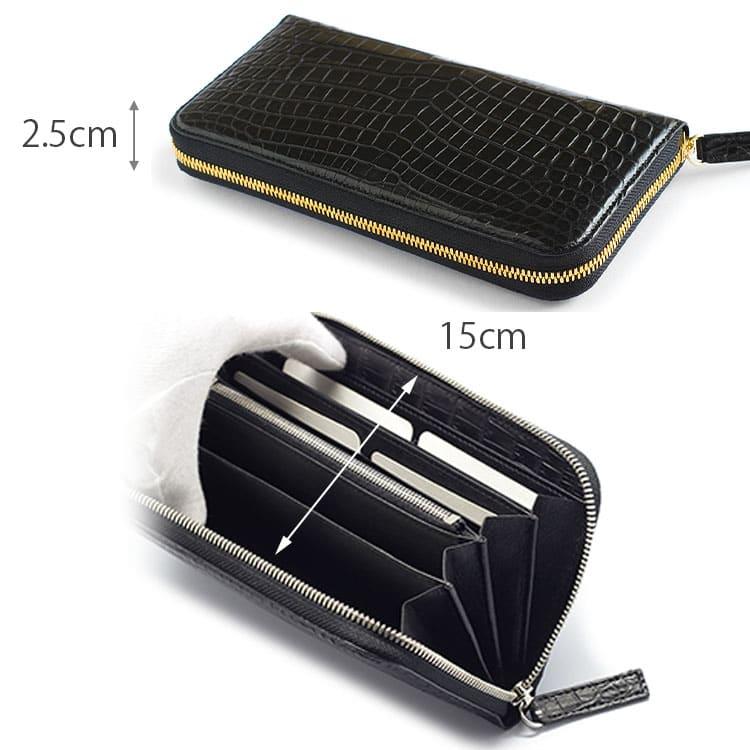 東京クロコダイル 財布 メンズ 長財布 クロコダイル ラウンド