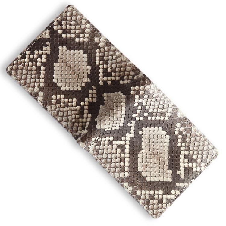 ダイヤモンドパイソン 二つ折り 日本製 折財布 メンズ 本革 パイソン 財布 蛇革 ヘビ革 メンズ ラ ブランド カジュアル 金運 | 東京クロコダイル | 12