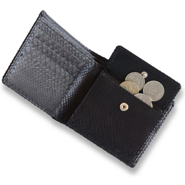 ダイヤモンドパイソン 二つ折り 日本製 折財布 メンズ 本革 パイソン 財布 蛇革 ヘビ革 メンズ ラ ブランド カジュアル 金運 | 東京クロコダイル | 14