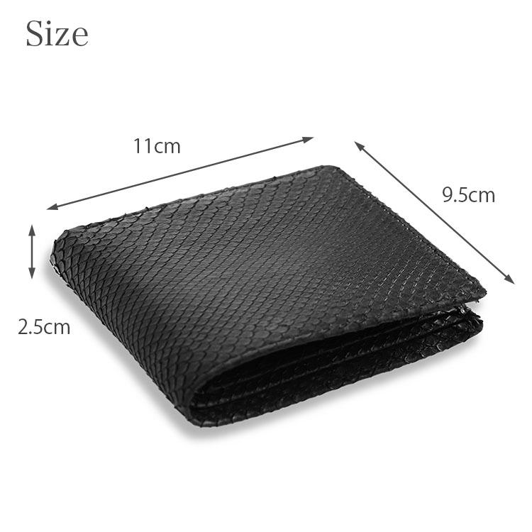 ダイヤモンドパイソン 二つ折り 日本製 折財布 メンズ 本革 パイソン 財布 蛇革 ヘビ革 メンズ ラ ブランド カジュアル 金運 | 東京クロコダイル | 05