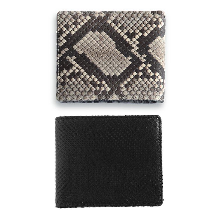 ダイヤモンドパイソン 二つ折り 日本製 折財布 メンズ 本革 パイソン 財布 蛇革 ヘビ革 メンズ ラ ブランド カジュアル 金運 | 東京クロコダイル | 09