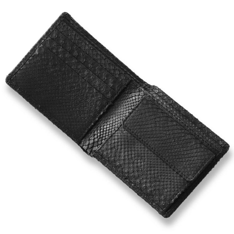 ダイヤモンドパイソン 二つ折り 日本製 折財布 メンズ 本革 パイソン 財布 蛇革 ヘビ革 メンズ ラ ブランド カジュアル 金運 | 東京クロコダイル | 11