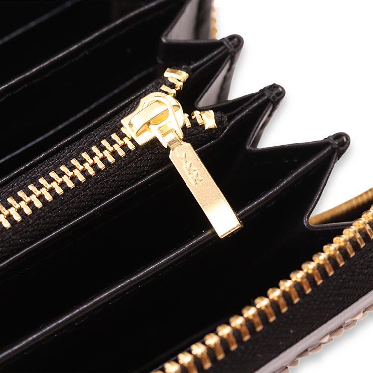 CROCODILE ラウンドファスナー パイソン エキゾチックレザー 金具 ダイヤモンドパイソンラウンドファスナー長財布