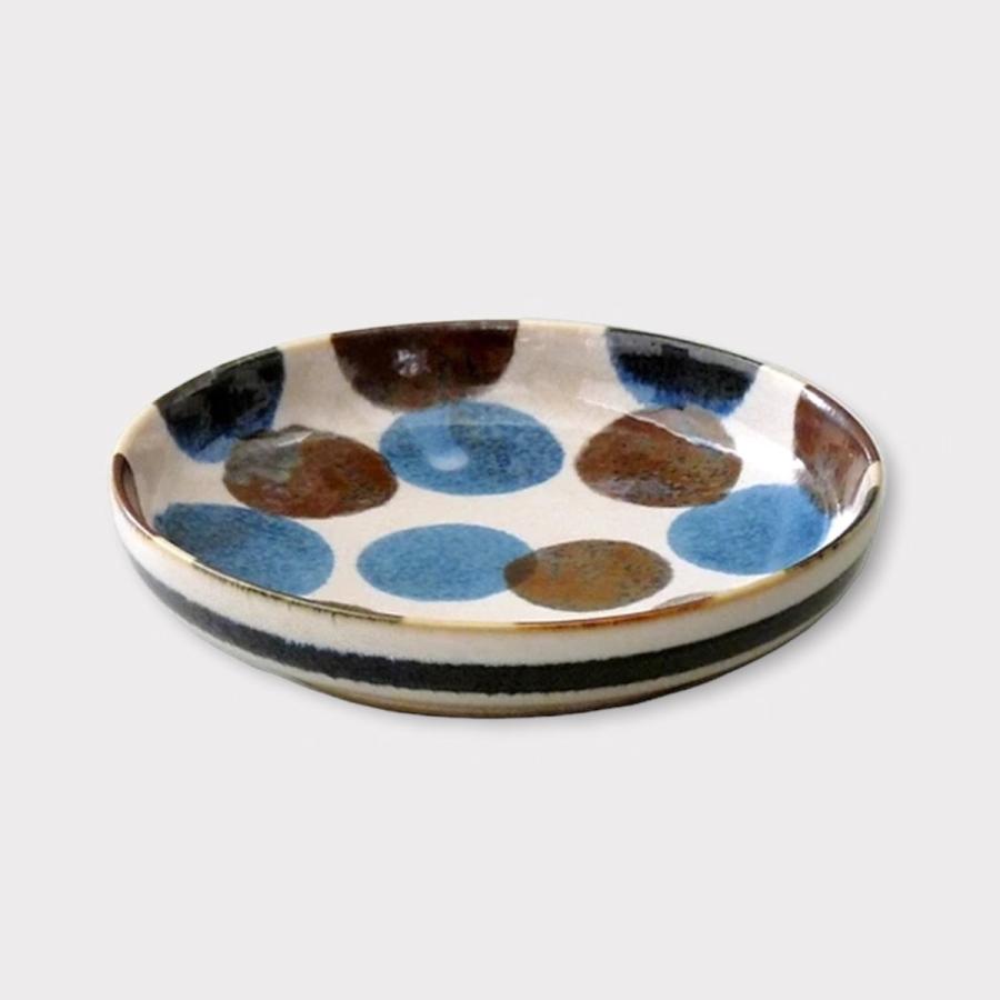 brush blue 食器 パスタ皿 おしゃれ カレー皿 中皿 大皿 深皿 美濃焼