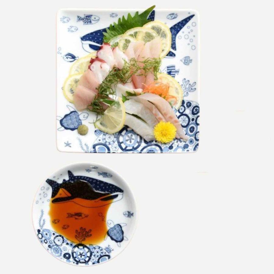 natural69 cocomarine ココマリン 小皿 おしゃれ 波佐見焼 皿 食器 魚