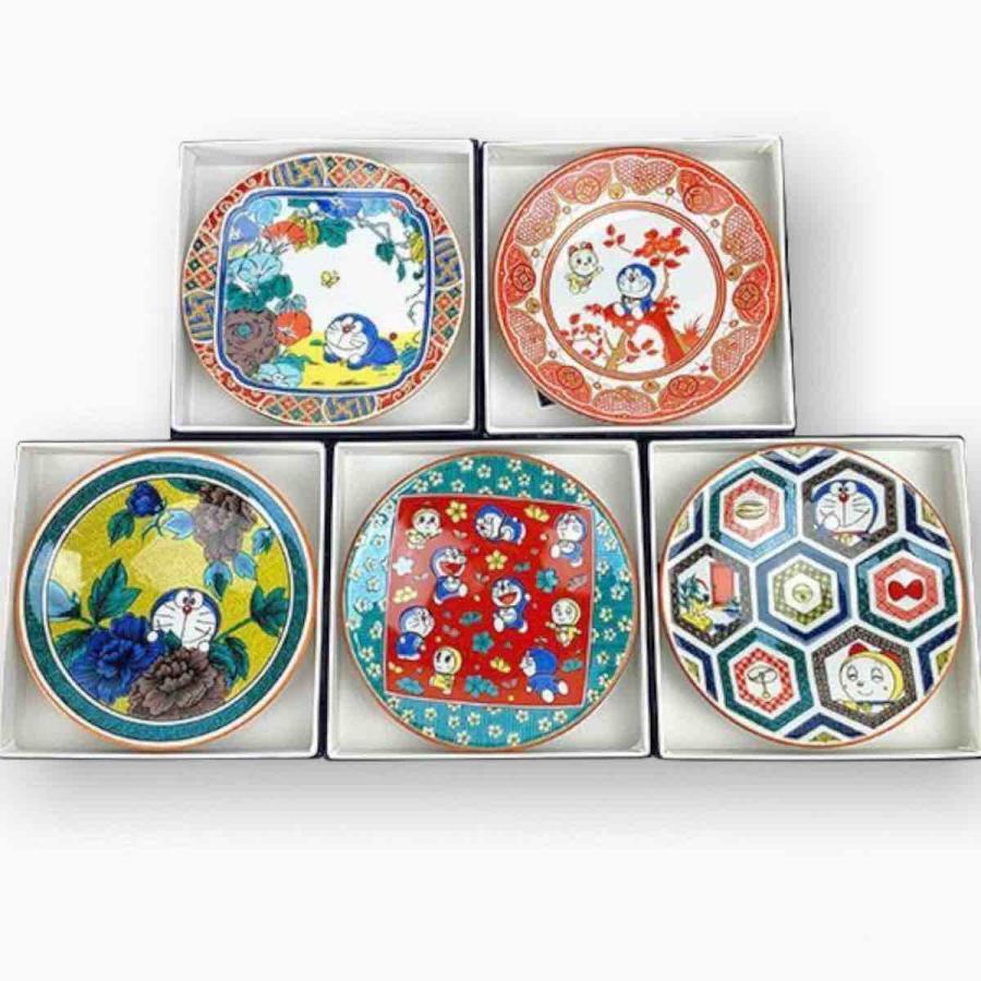 九谷焼 ドラえもん 小皿 おしゃれ 12cm 5枚セット 食器 doraemon 九谷焼 ドラえもん 小皿 おしゃれ 12cm 5枚セット 食器 doraemon