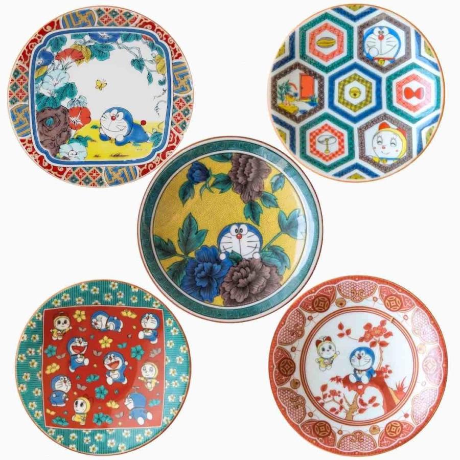 九谷焼 ドラえもん 小皿 皿 亀甲 12cm おしゃれ 日本製 食器 doraemon