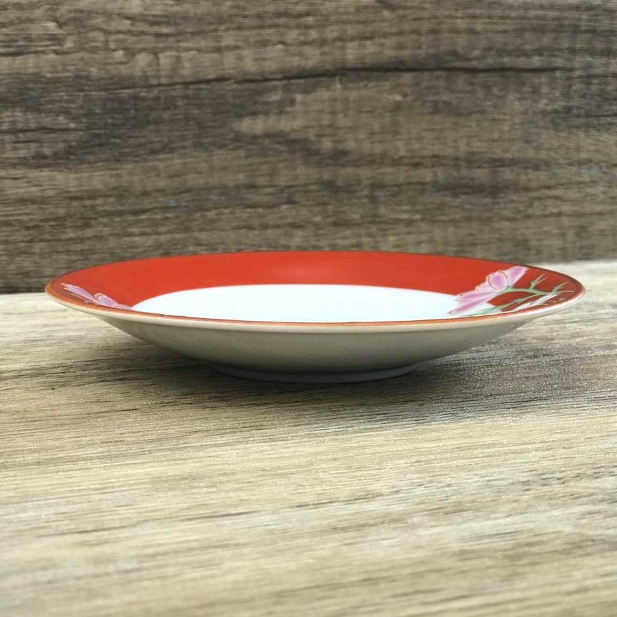 九谷焼 四季の花 4.6号皿揃 中皿 5枚 セット おしゃれ 青郊窯 日本製