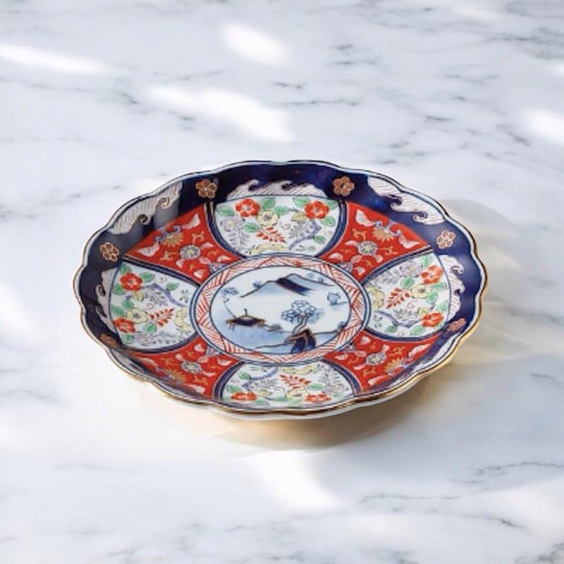 古伊万里　手鞠皿　20センチ 古伊万里 手鞠皿 20センチ 古伊万里 手鞠皿 20センチ