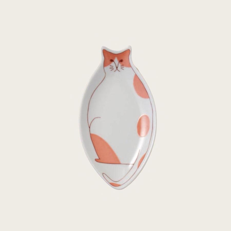 九谷焼 ハレクタニ 小皿 おしゃれ 小ネコ皿 猫 ネコ 皿 食器 陶器