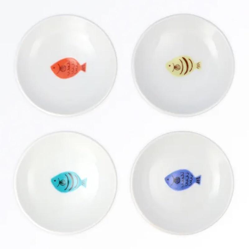 九谷焼 ハレクタニ サカナ 豆皿 セット おしゃれ 魚 小皿 醤油皿 食器