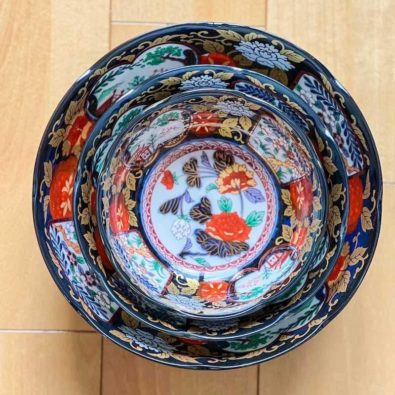 金彩牡丹 5.5寸鉢 中鉢 取り鉢 おしゃれ 鉢 ボウル 美濃焼 日本