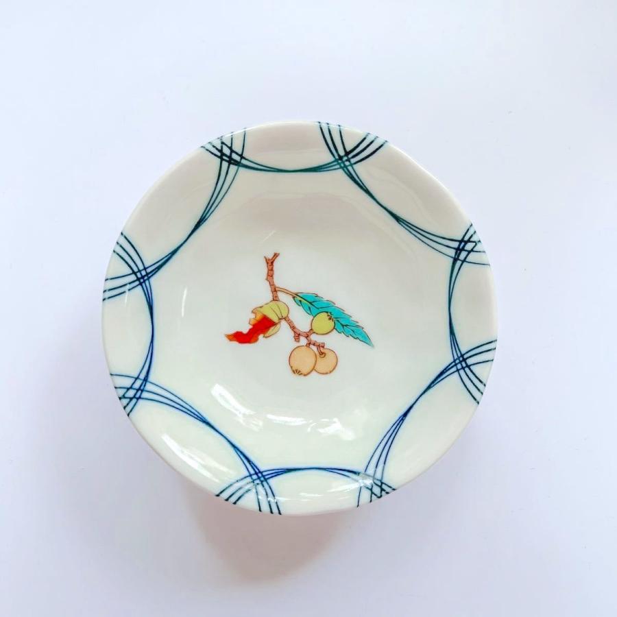 九谷焼 果実文 小鉢揃 3.5号皿 小鉢 5枚 セット おしゃれ 果物 食器