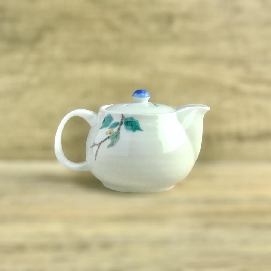 九谷焼 めじろ 急須 おしゃれ 北欧 かわいい 鳥 ポット 茶こし付 日本
