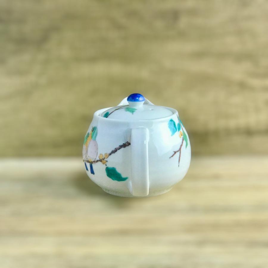 九谷焼 めじろ 急須 おしゃれ 北欧 かわいい 鳥 ポット 茶こし付 日本