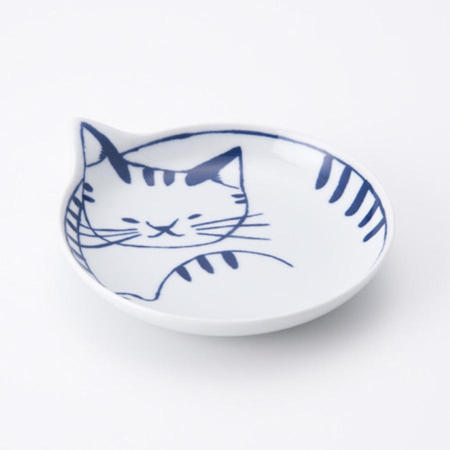 neco皿 5枚 セット 小皿 取り皿 14cm おしゃれ 波佐見焼 食器 猫 ねこ