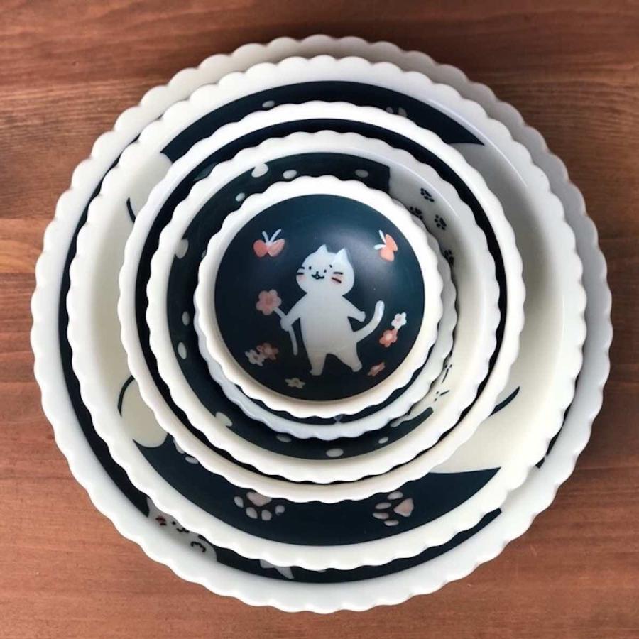 ルータ・インドラシューテ作　中皿　陶器　猫 ks-nh016.jpg