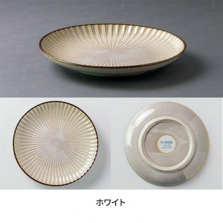 みのる陶器 窯変センダン sendan 小皿 おしゃれ 16cm しのぎ 皿 中皿