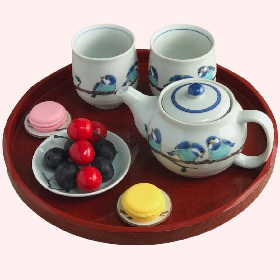 九谷焼 山雀 急須 おしゃれ 北欧 日本製 ティーポット 陶器 鳥 食器