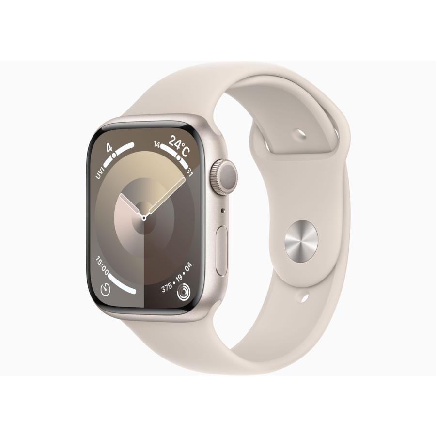 新品 Apple Watch Series 9 GPSモデル 45mm MR973J/A [スターライト 