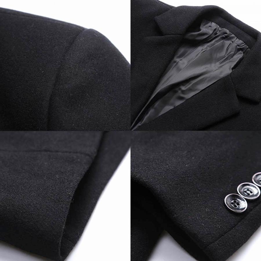 テーラードジャケット メンズ カジュアルウールジャケット 冬 人気