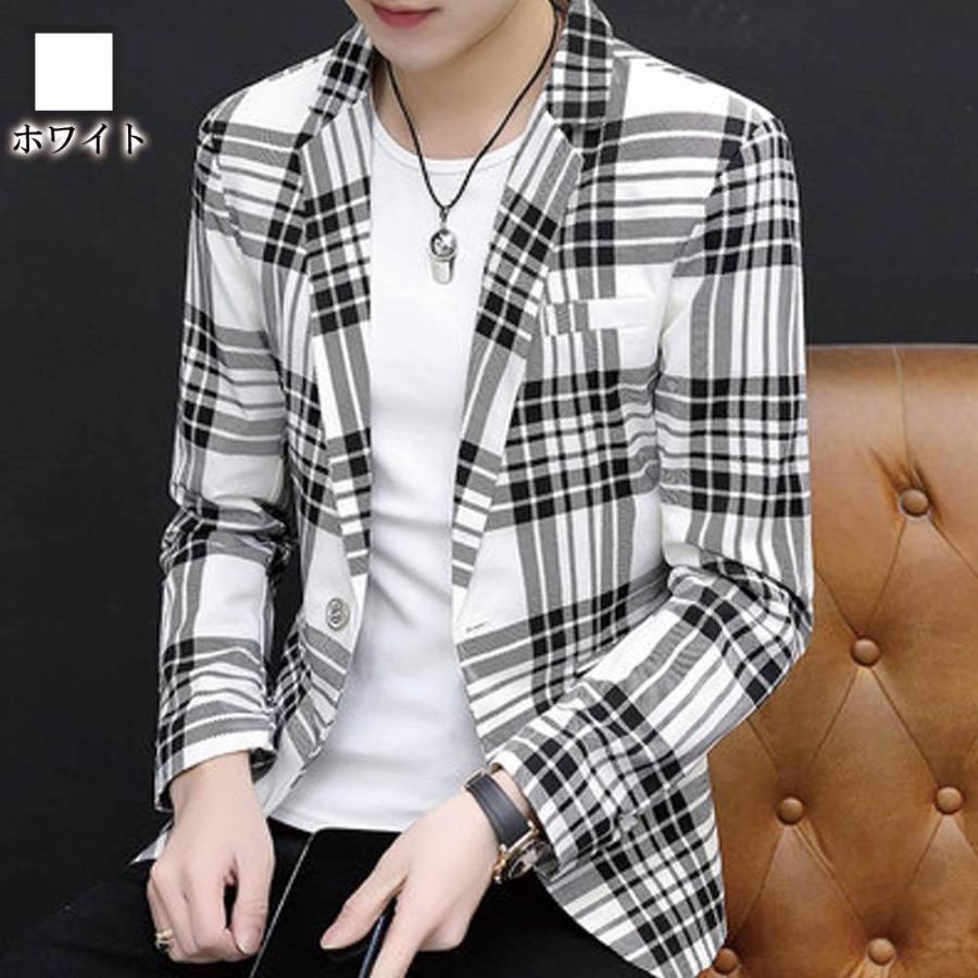 M-4Lサイズ！テーラードジャケット メンズ 春 ジャケット 春ジャケット テーラード アウター 薄手 春夏 チェック柄 無地 スリム 20代 30代 40代 テーラードジャケット メンズ チェック柄スリムジャケット 人気 冬 20