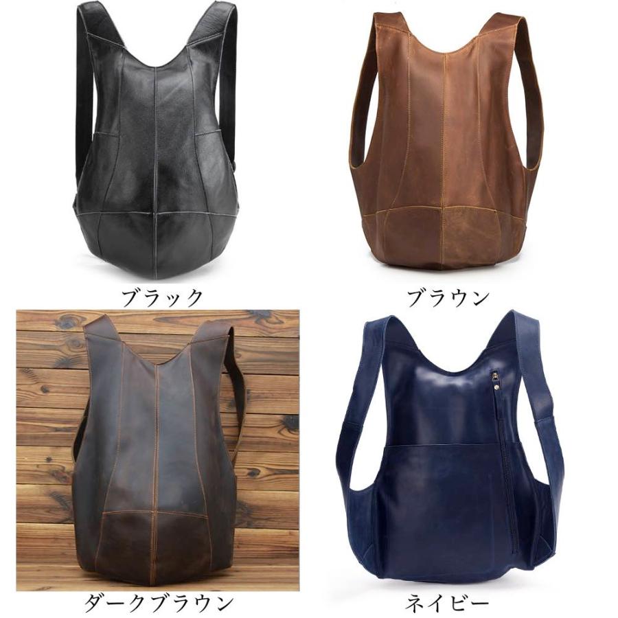 リュック メンズ レトロ本革バックパック ブランド ビジネス 大容量 安い おしゃれ 50代 20代 旅行 革 通勤 30代 40代 本革 軽量 軽い A4 皮 レザー 人気の画像