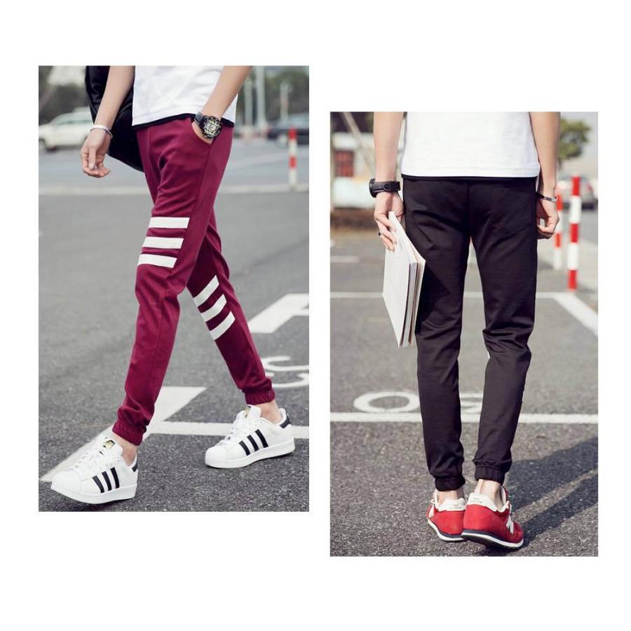 スウェットパンツ メンズ 横ラインジョガーパンツ おしゃれ 大きい