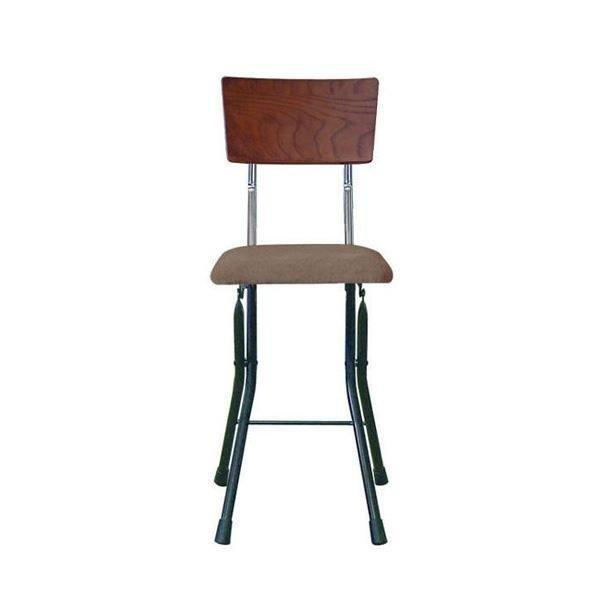 折りたたみ椅子 日本国産 送料無料 完成品 フォールディングチェア 補助椅子 ダイニング キッチン アッシュウッドチェア ダークブラウン色
