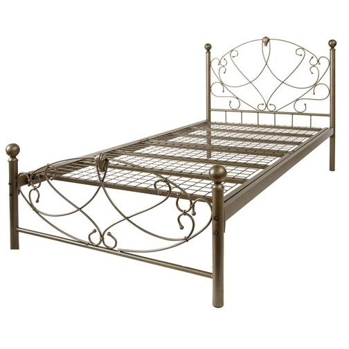 シングルベッド 姫系ベッド プリンセスベッド アイアンベッド おしゃれ かわいい 女の子 アンティーク Sベッドフレーム ゴールド色 送料無料 Bsk 906s Go 東京ファニチャー 通販 Yahoo ショッピング