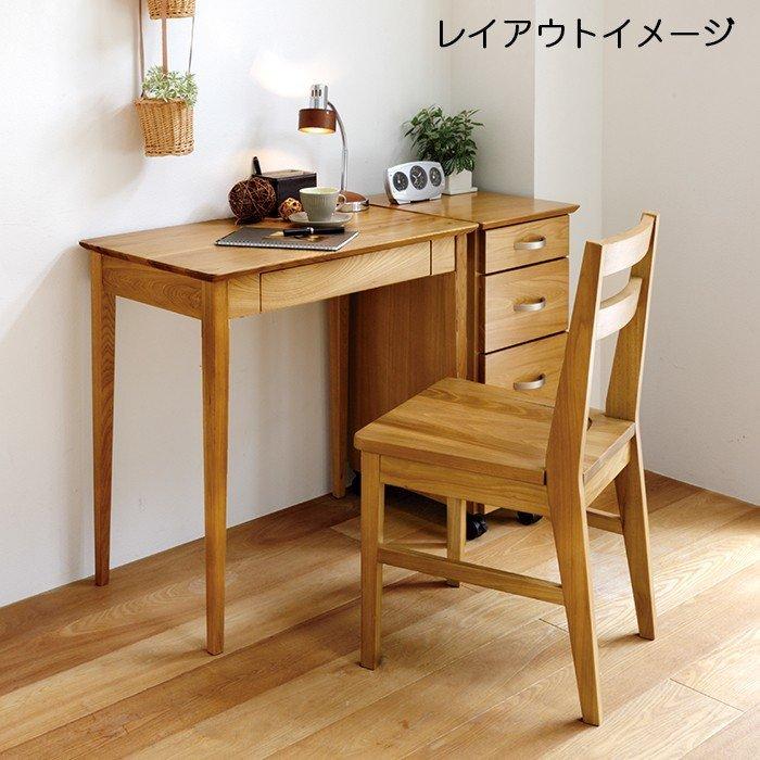良品 曙工芸 木製デスク 引出し 幅900 奥行450 高さ720mm DA21
