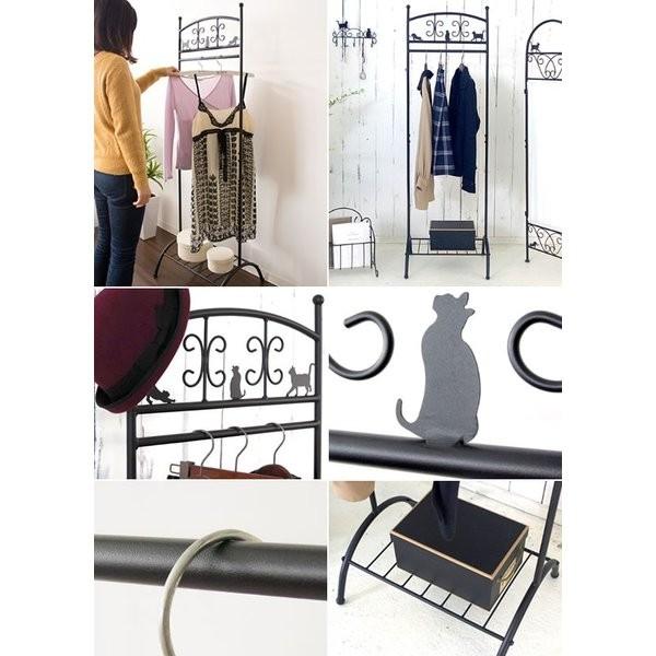 おしゃれハンガーラック シングルハンガー 猫のハンガーラック 洋服掛 コートハンガー かわいい オシャレ シンプル 棚付 固定脚 送料無料 Hs 1650 東京ファニチャー 通販 Yahoo ショッピング