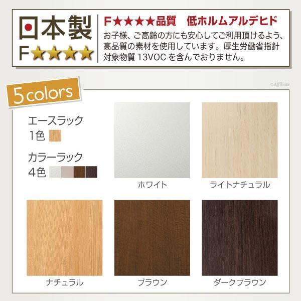 日本国産オープンラック エースラック 既製品 幅44.2×高さ200cm　送料無料｜tokyofanicya｜05