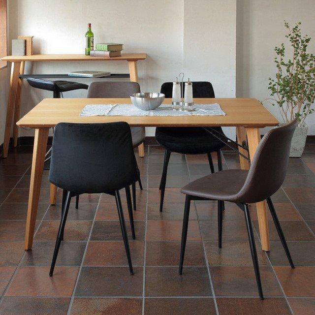 あずま工芸 チェア ワークチェア ベロア調生地 マルチチェア シンプル