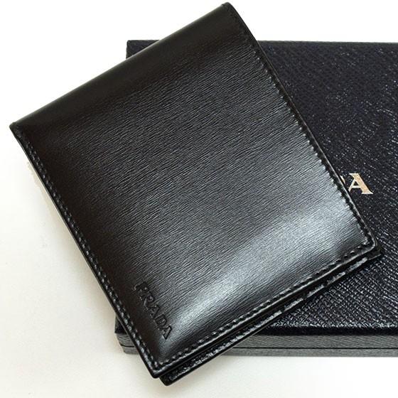 PRADA プラダ 二つ折り財布 2M0513 VITELLO NERO｜tokyoimport｜02