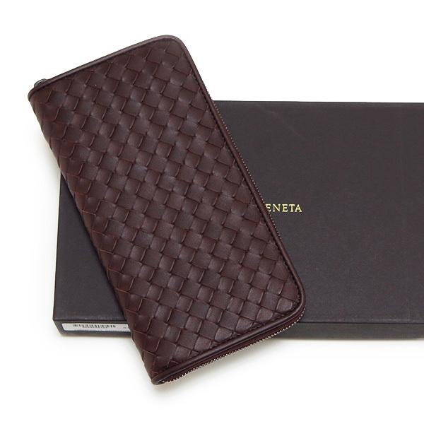 日本最大級 Bottega メンズ 財布 ボッテガヴェネタ キリリとした表情のイントレチャート Veneta ラウンドファスナー レディース 長財布 財布 Hermandad Estrella Org