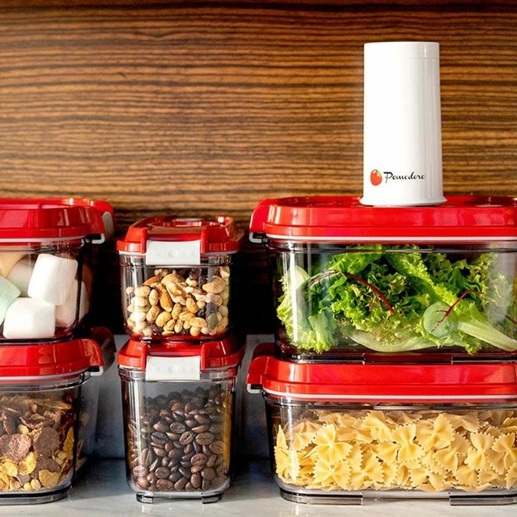 Pomodoro ポモドーロ 真空保存容器＆バッグ セット 食品 真空 長期 