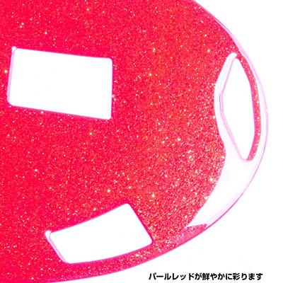 ジェットイノウエ カラーエンブレムステッカー パールレッド アクリル