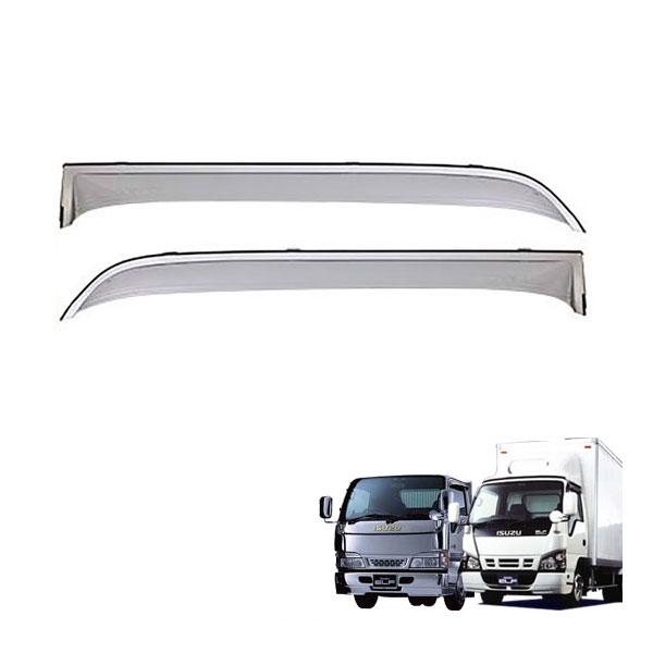 JI-3498 ステンレスドアバイザー いすゞエルフ/PMエルフ ワイド車