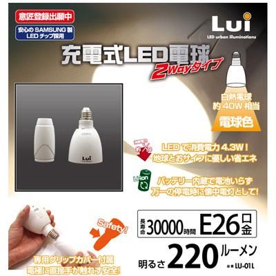 トラック用品　充電できるLEDライト 電球色｜tokyomach7