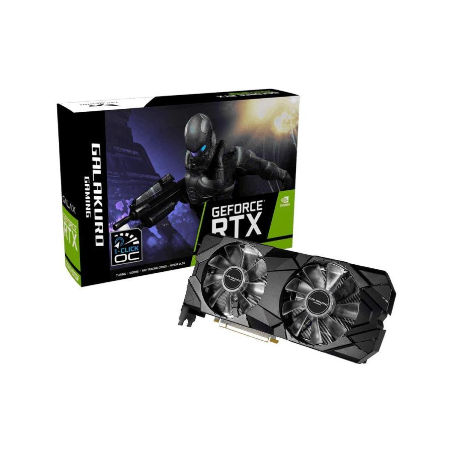 RTX2060 SUPER 玄人志向 GALAKURO GAMING 玄人志向 GALAKURO GAMING GG-RTX2060-E6GB/DF2 [PCIExp 6GB