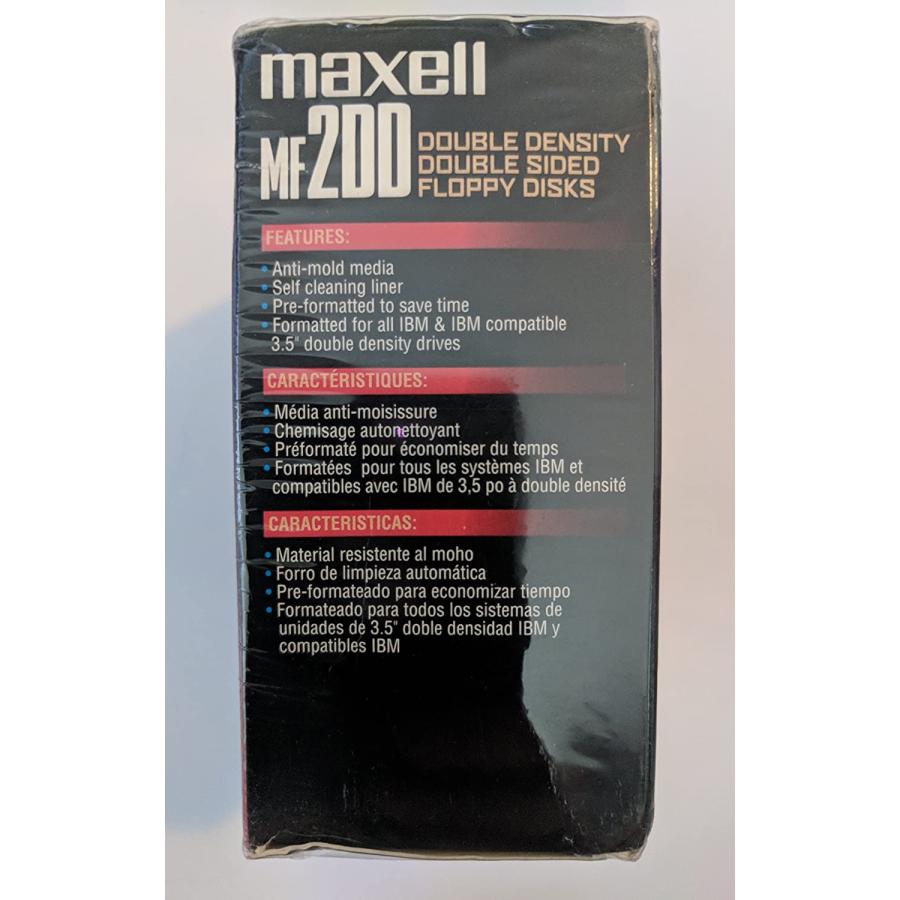 Maxell MF 2 DD両面二重密度ダブルトラックフロッピーディスク10パック　並行輸入品｜tokyootamart｜02