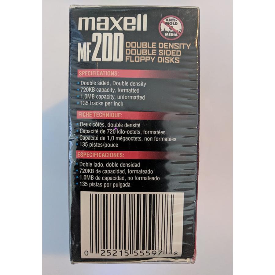 Maxell MF 2 DD両面二重密度ダブルトラックフロッピーディスク10パック　並行輸入品｜tokyootamart｜03
