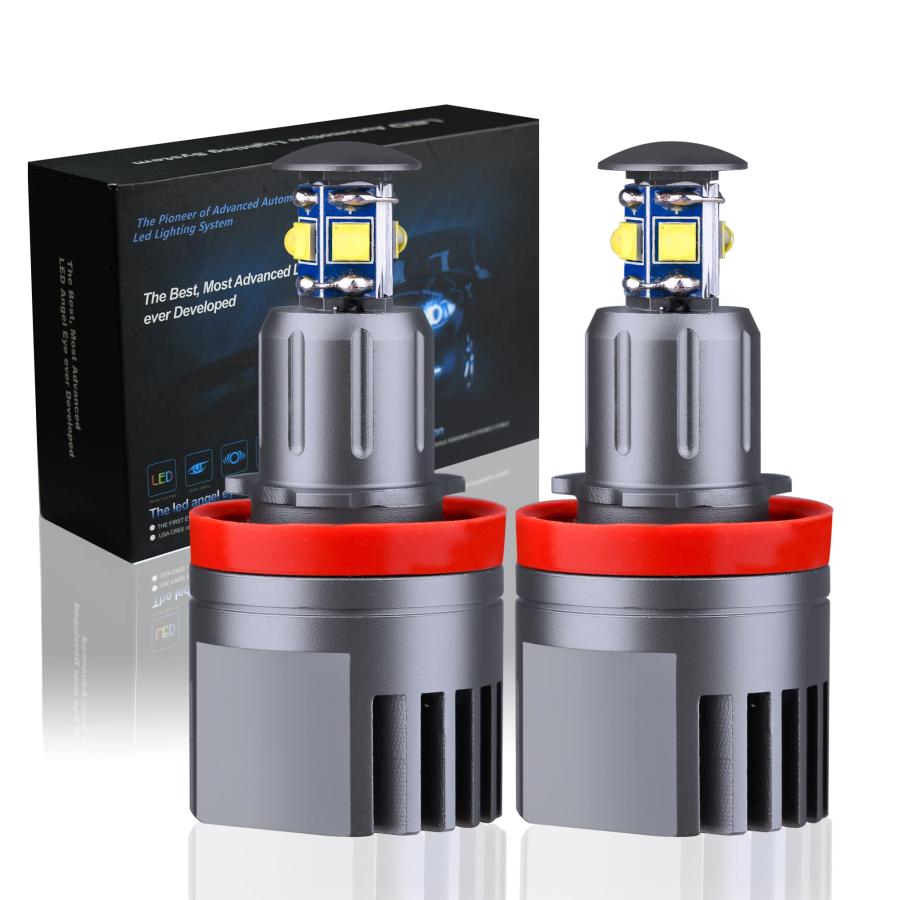 Alla Lighting 40W H8 LED Angel Eye 360 Degree Halo Bulb CREE Day 並行輸入品｜tokyootamart｜03