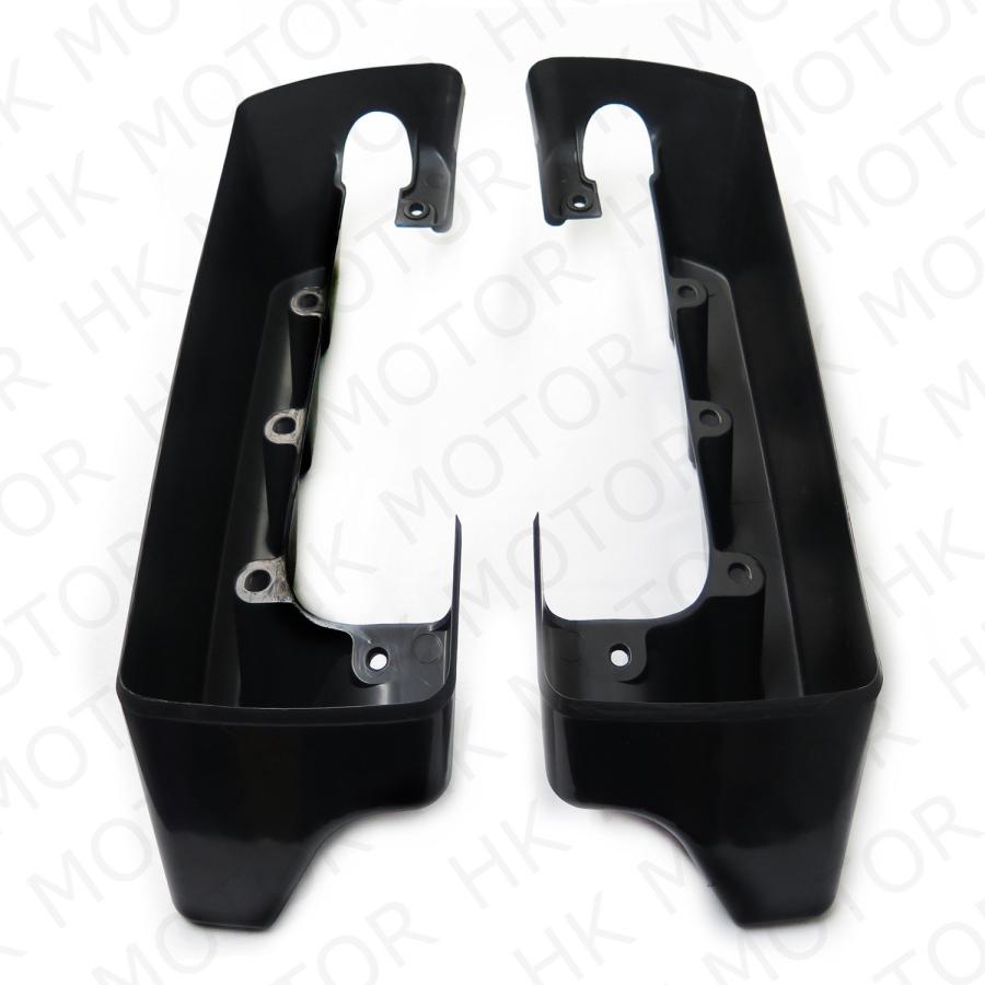 XKMT 4" Unpainted Black Saddlebag Extensions Compatible With Har 並行輸入品｜tokyootamart｜10