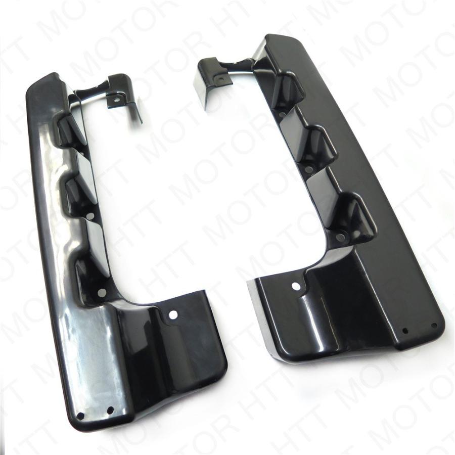 XKH  4" Unpainted Black Saddlebag Extensions Compatible with Har 並行輸入品｜tokyootamart｜04