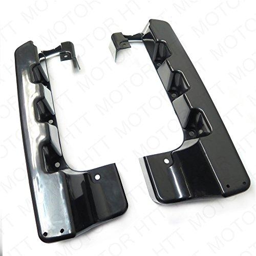 XKH  4" Unpainted Black Saddlebag Extensions Compatible with Har 並行輸入品｜tokyootamart｜05